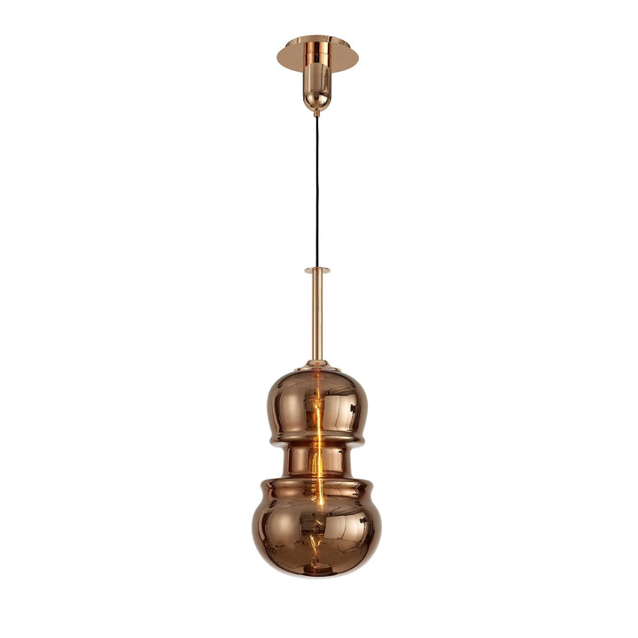 Mantra M6692 Sonata Pendant 29cm Round 1 Light Copper