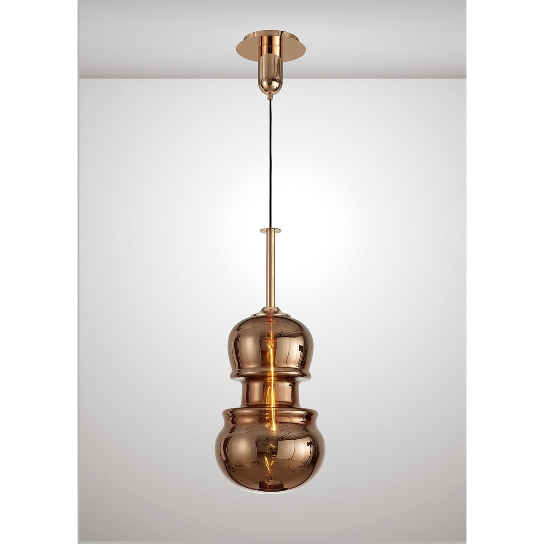 Mantra M6692 Sonata Pendant 29cm Round 1 Light Copper