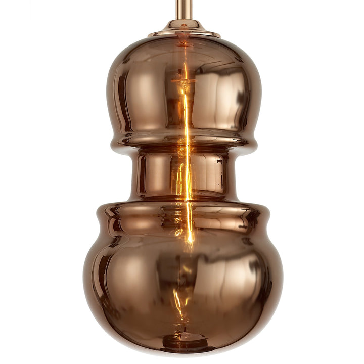 Mantra M6692 Sonata Pendant 29cm Round 1 Light Copper