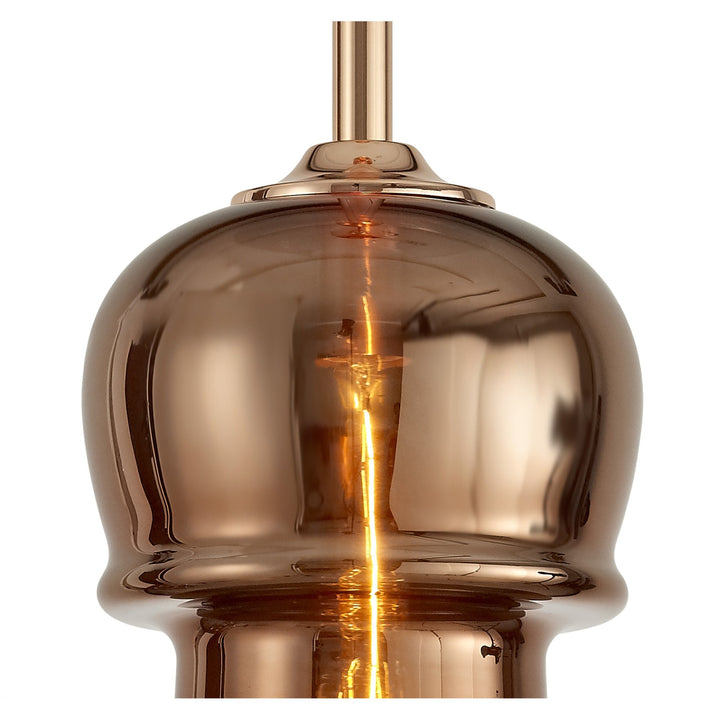 Mantra M6692 Sonata Pendant 29cm Round 1 Light Copper