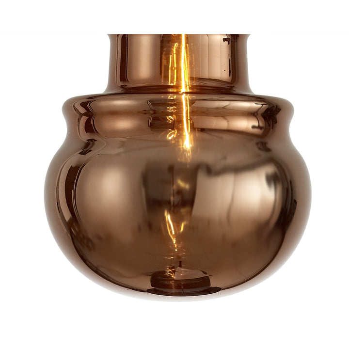 Mantra M6692 Sonata Pendant 29cm Round 1 Light Copper