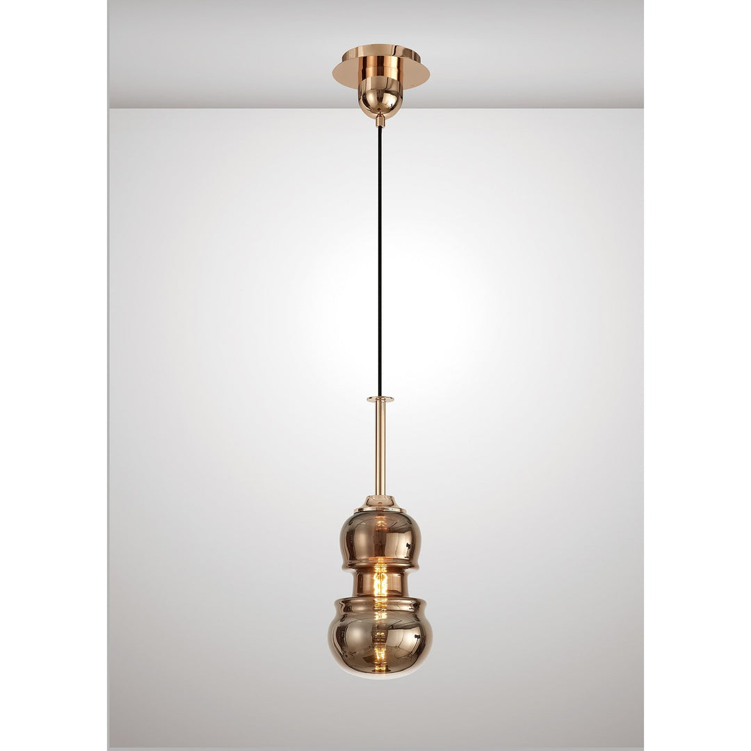 Mantra M6698 Sonata Pendant 15cm Round 1 Light Copper