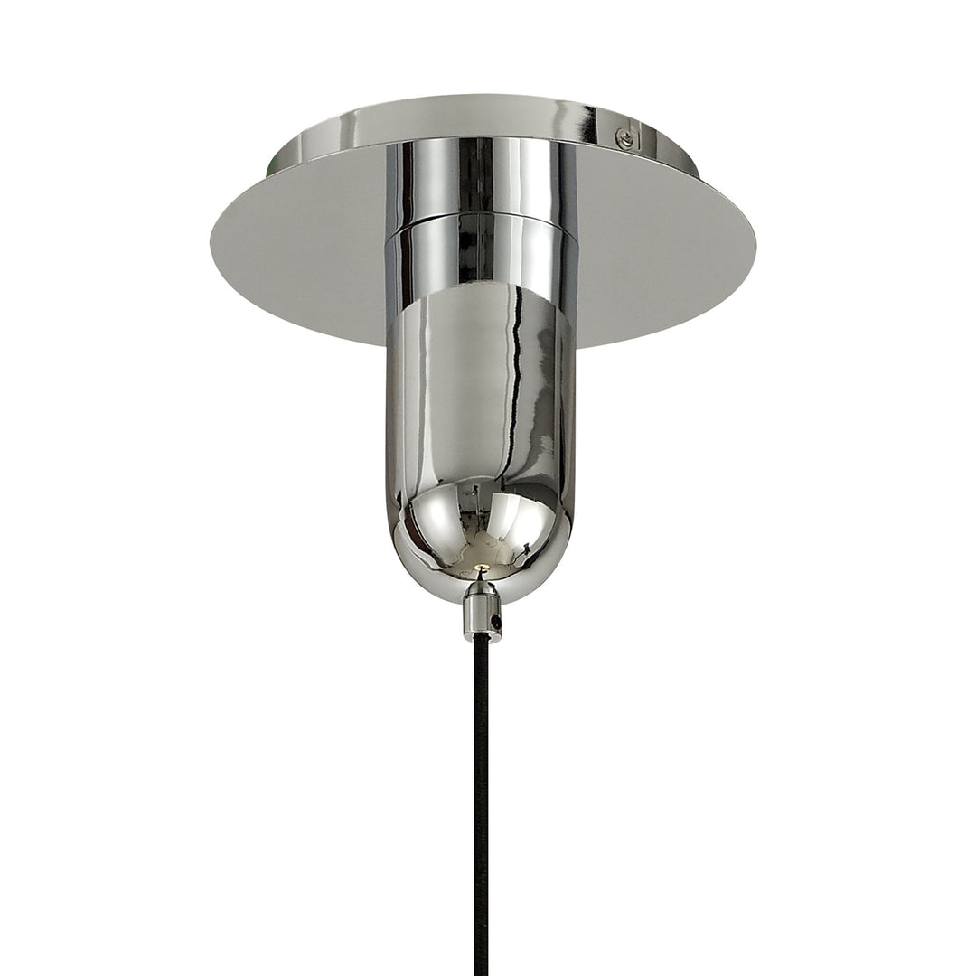 Mantra M6694 Sonata Pendant 22cm Round 1 Light Polished Chrome / Graphite