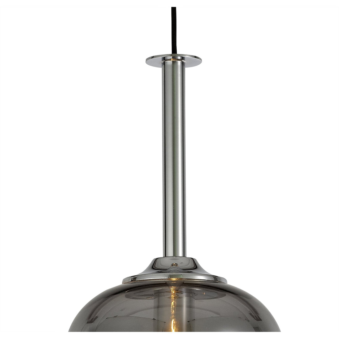 Mantra M6691 Sonata Pendant 29cm Round 1 Light Polished Chrome / Graphite