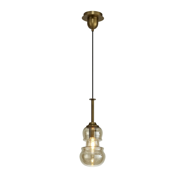 Mantra M6696 Sonata Pendant 15cm Round 1 Light Bronze