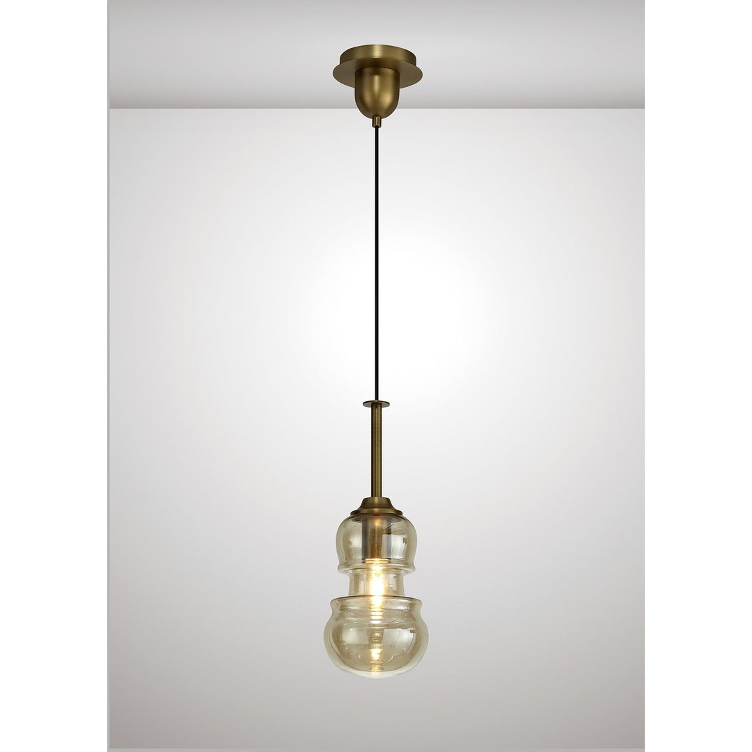 Mantra M6696 Sonata Pendant 15cm Round 1 Light Bronze