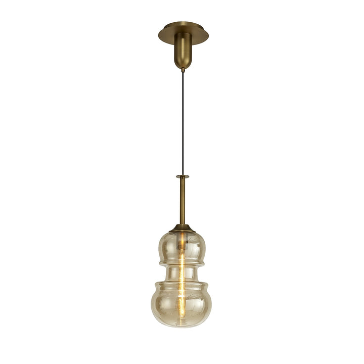 Mantra M6693 Sonata Pendant 22cm Round 1 Light Bronze