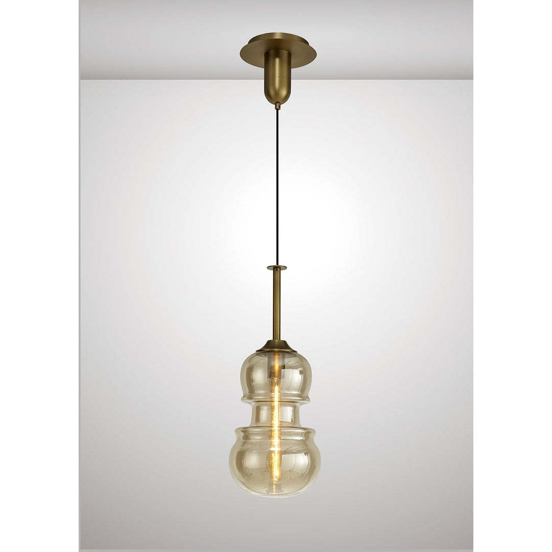 Mantra M6693 Sonata Pendant 22cm Round 1 Light Bronze