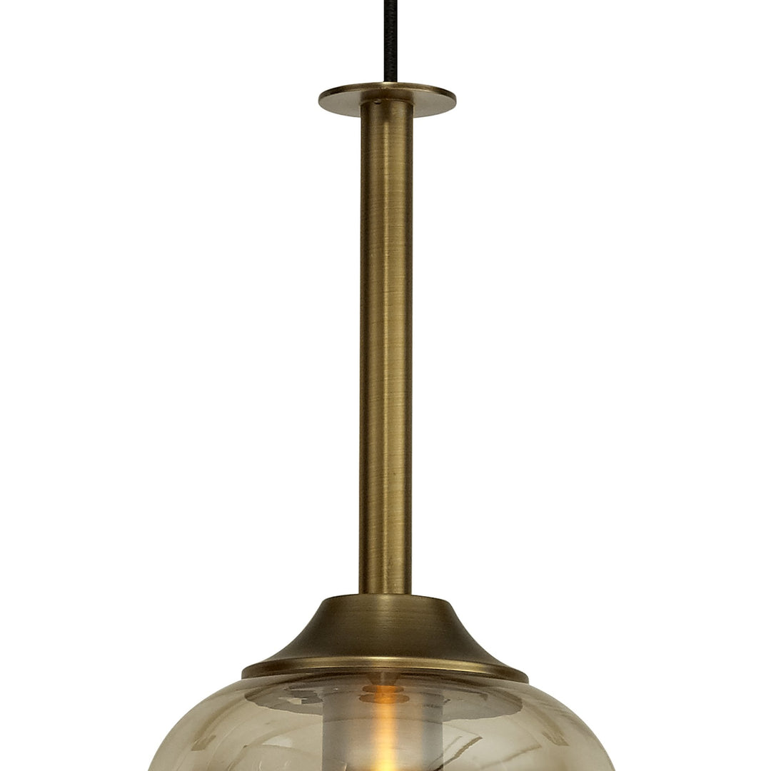 Mantra M6693 Sonata Pendant 22cm Round 1 Light Bronze