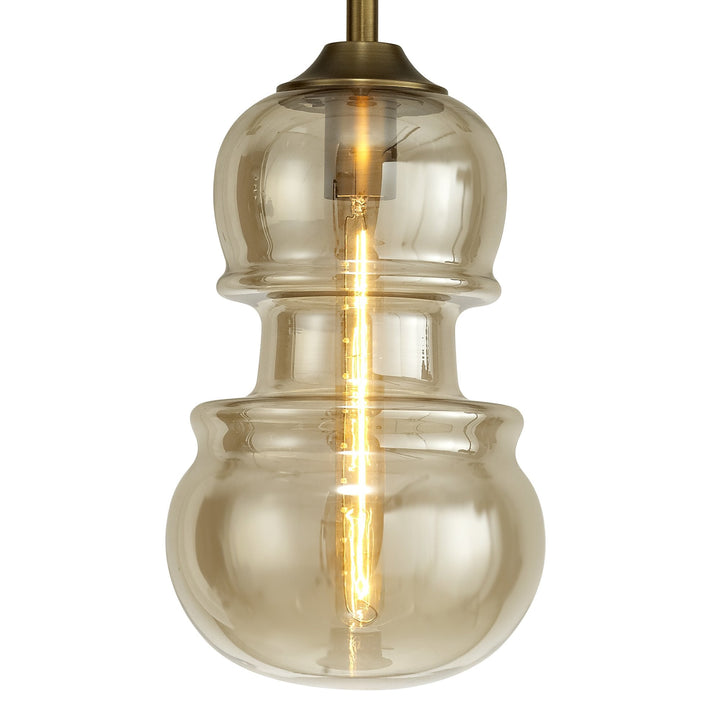 Mantra M6693 Sonata Pendant 22cm Round 1 Light Bronze