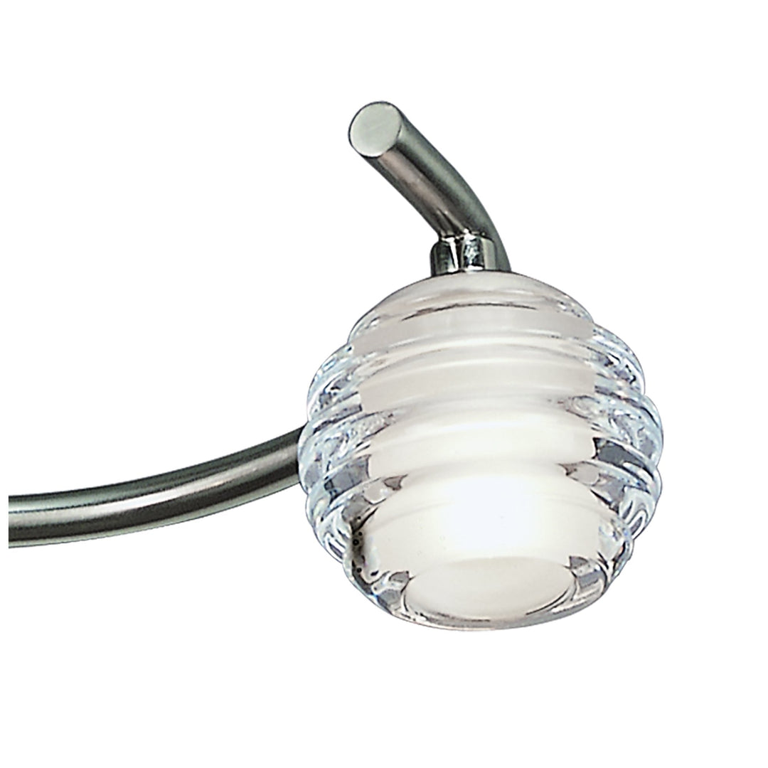 Mantra M8003/1 Sphere Semi Flush 3 Light G9 Satin Nickel