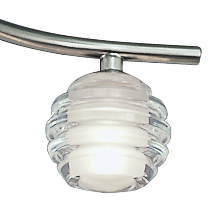 Mantra M8003/1 Sphere Semi Flush 3 Light G9 Satin Nickel