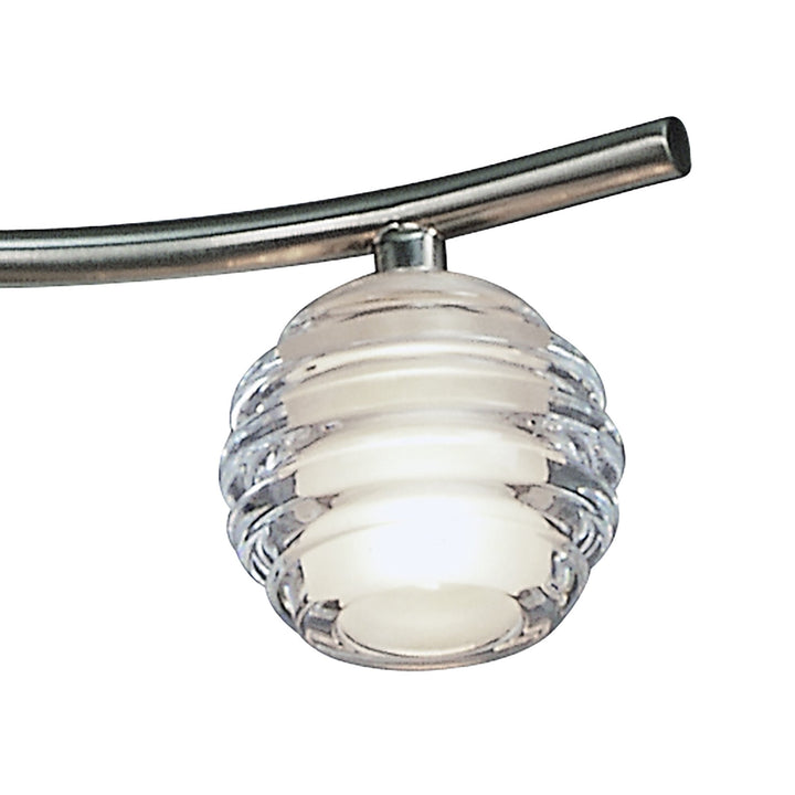 Mantra M8004/1 Sphere Semi Flush 4 Light G9 Satin Nickel