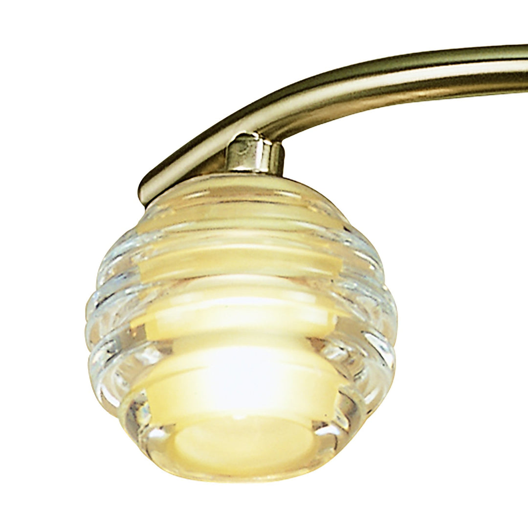 Mantra M8011/1 Sphere Semi Flush 3 Light G9 Antique Brass