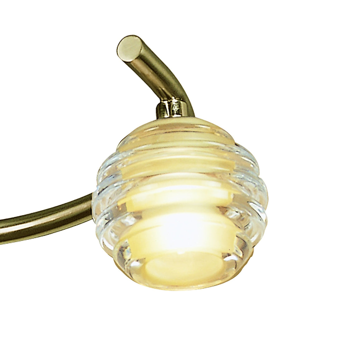 Mantra M8011/1 Sphere Semi Flush 3 Light G9 Antique Brass