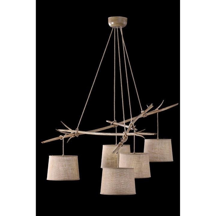 Mantra M6175 Sabina 5 Light Pendant Imitation wood