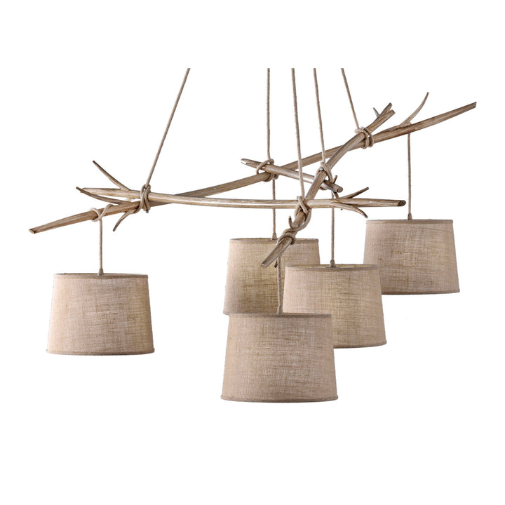 Mantra M6175 Sabina 5 Light Pendant Imitation wood