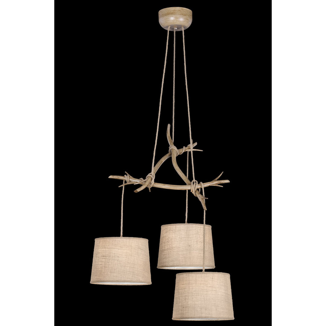 Mantra M6176 Sabina 3 Light Pendant Imitation wood