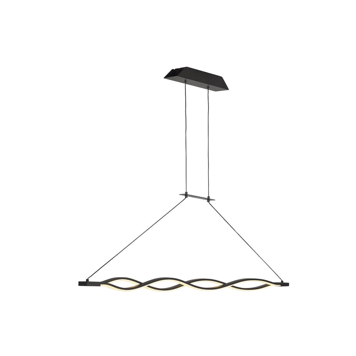 Mantra M5400 Sahara Brown Oxide Pendant LED Brown Oxide White Acrylic