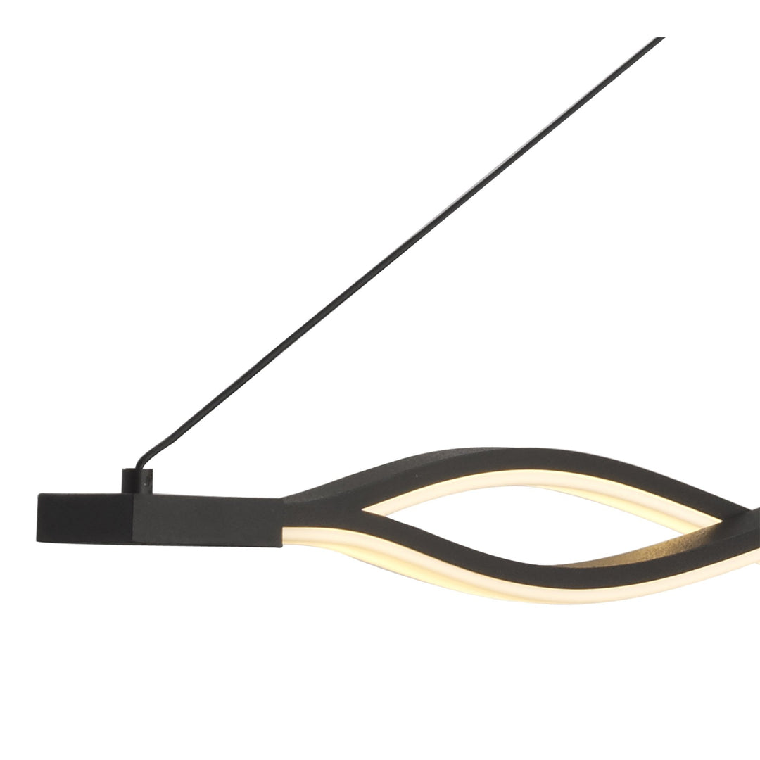 Mantra M5400 Sahara Brown Oxide Pendant LED Brown Oxide White Acrylic