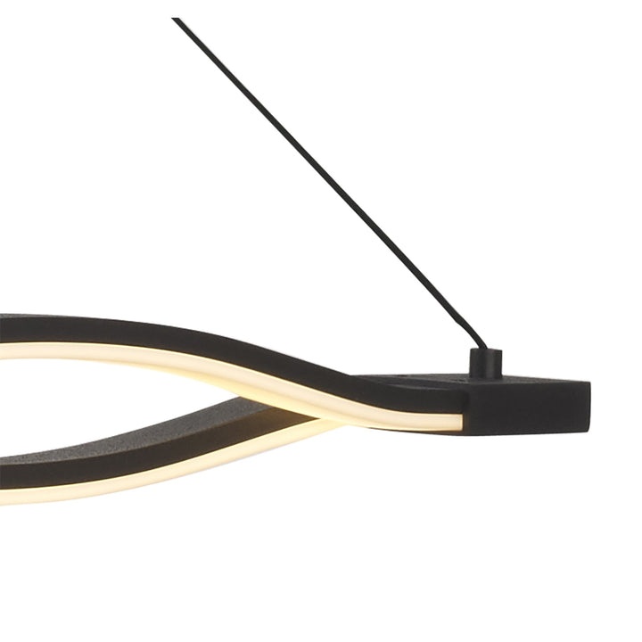 Mantra M5400 Sahara Brown Oxide Pendant LED Brown Oxide White Acrylic