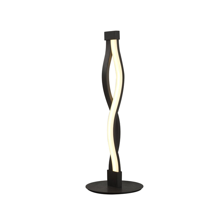 Mantra M5402 Sahara Brown Oxide Table Lamp LED Brown Oxide White Acrylic