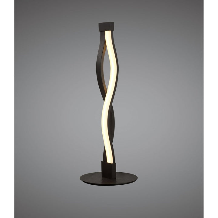 Mantra M5402 Sahara Brown Oxide Table Lamp LED Brown Oxide White Acrylic