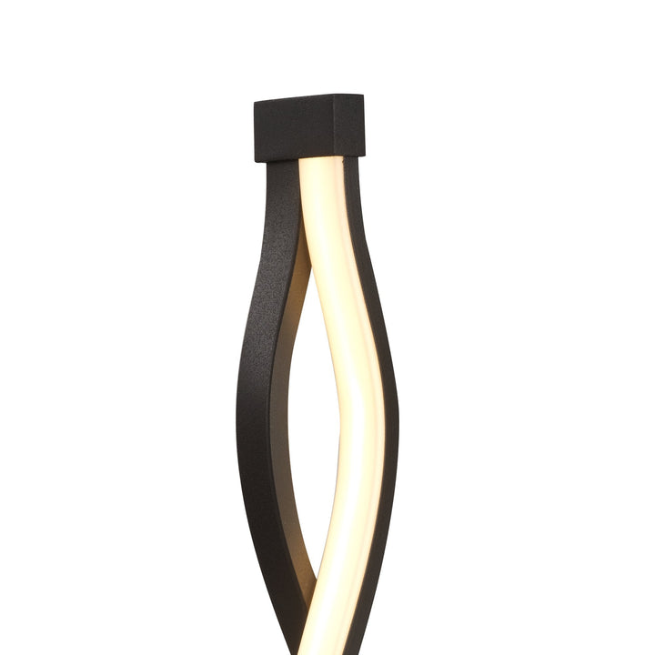 Mantra M5402 Sahara Brown Oxide Table Lamp LED Brown Oxide White Acrylic