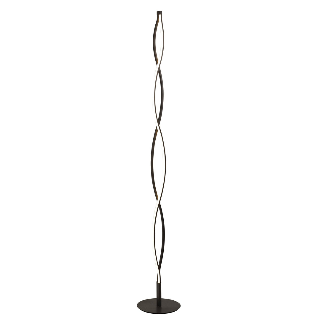 Mantra M5802 Sahara XL Floor Lamp LED Dimmable Frosted Acrylic Brown Oxide