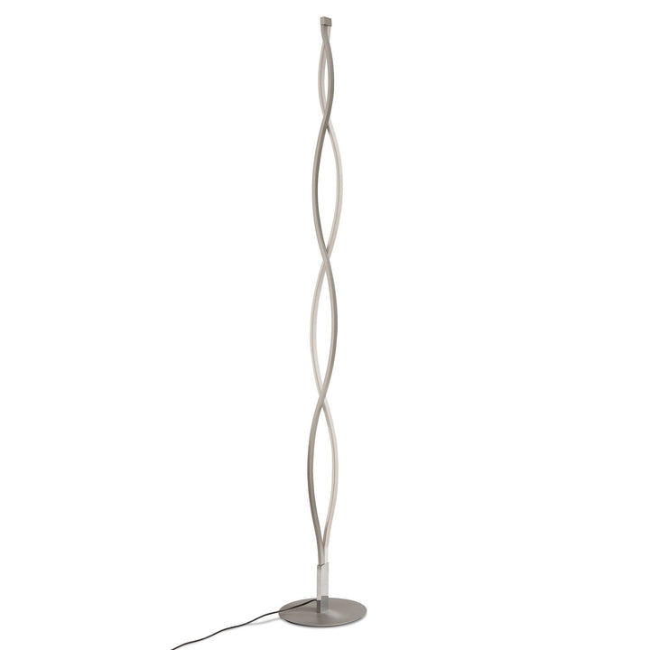 Mantra M4866 Sahara XL Floor Lamp LED Dimmable Silver Frosted Acrylic Polished Chrome