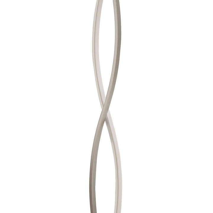 Mantra M4866 Sahara XL Floor Lamp LED Dimmable Silver Frosted Acrylic Polished Chrome