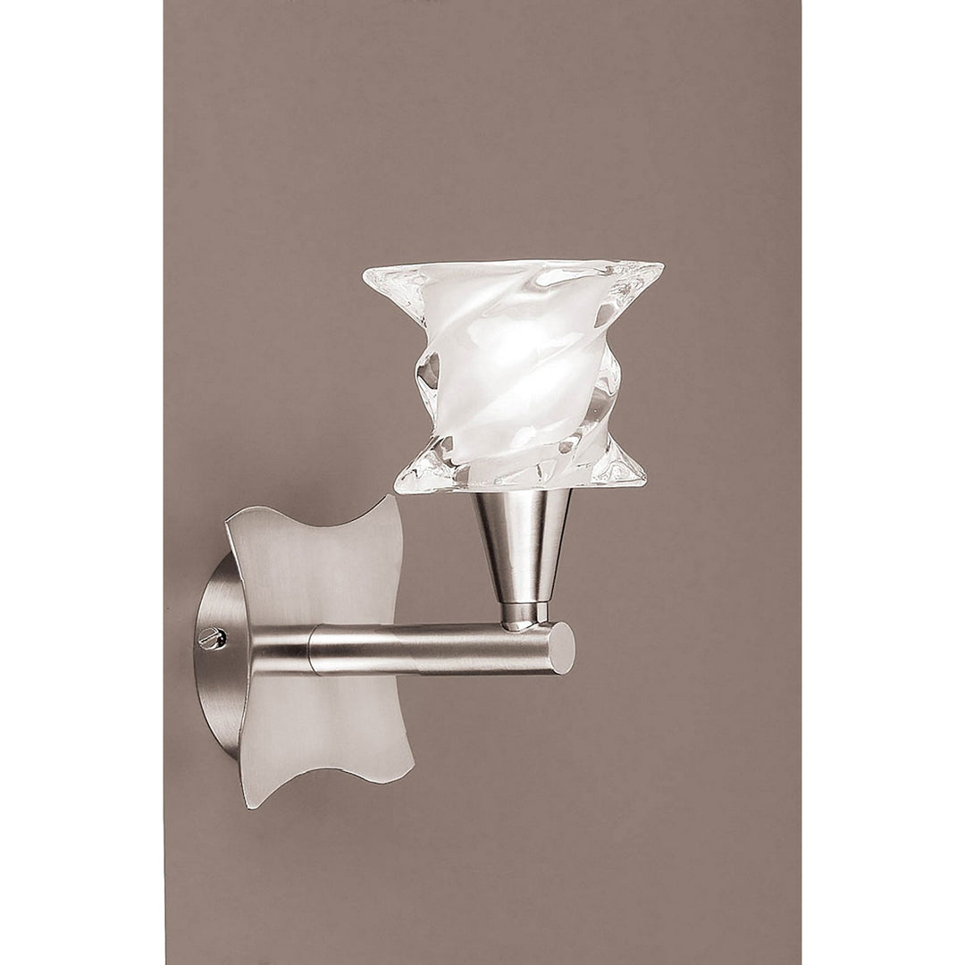 Mantra M3021/S Salomon Wall Lamp Switched 1 Light G9 Satin Nickel