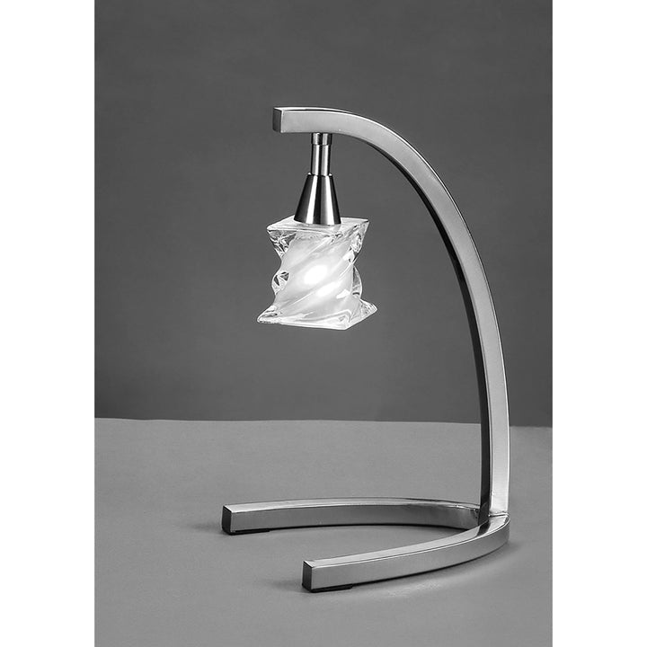 Mantra M3033 Salomon Table Lamp 1 Light G9 Satin Nickel