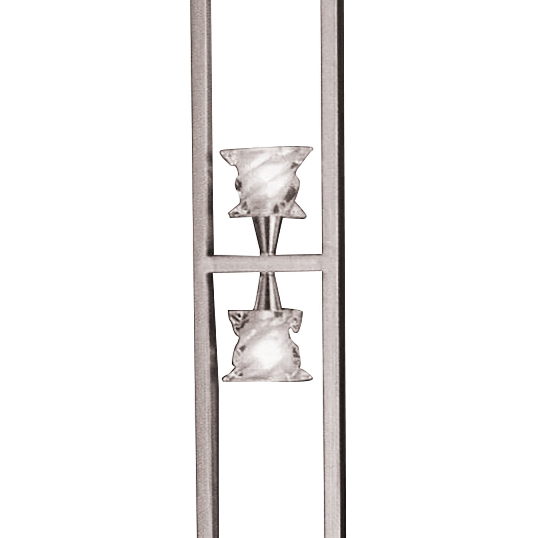 Mantra M3034 Salomon Floor Lamp 4 Light G9 Satin Nickel