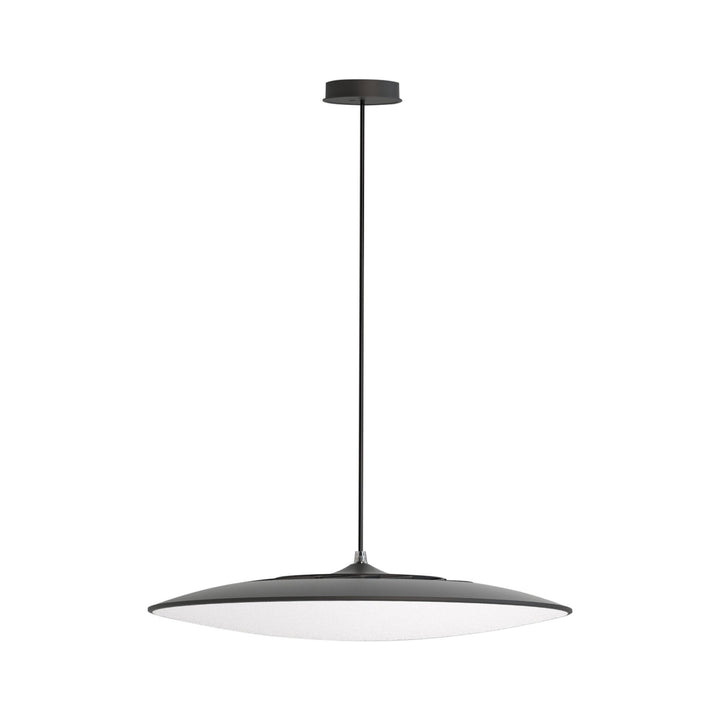 Mantra M8102 Slim LED Pendant 46cm Round 50W LED Black