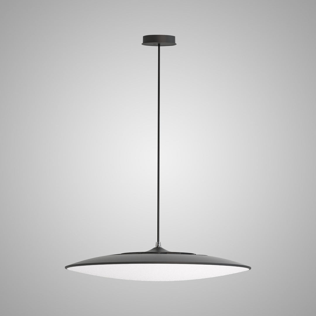 Mantra M8102 Slim LED Pendant 46cm Round 50W LED Black