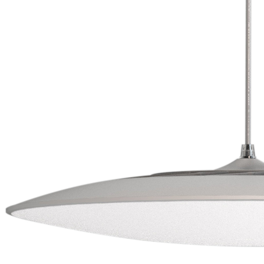 Mantra M8105 Slim LED Pendant 25cm Round 16W LED White