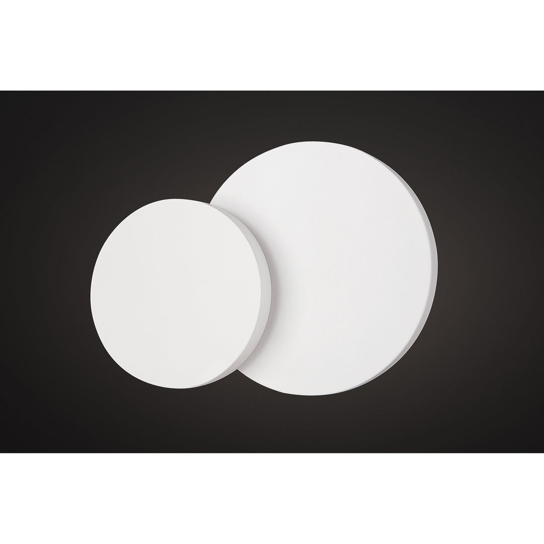 Mantra MC0142 Tahiti Wall Light Circles 5W LED Matt White