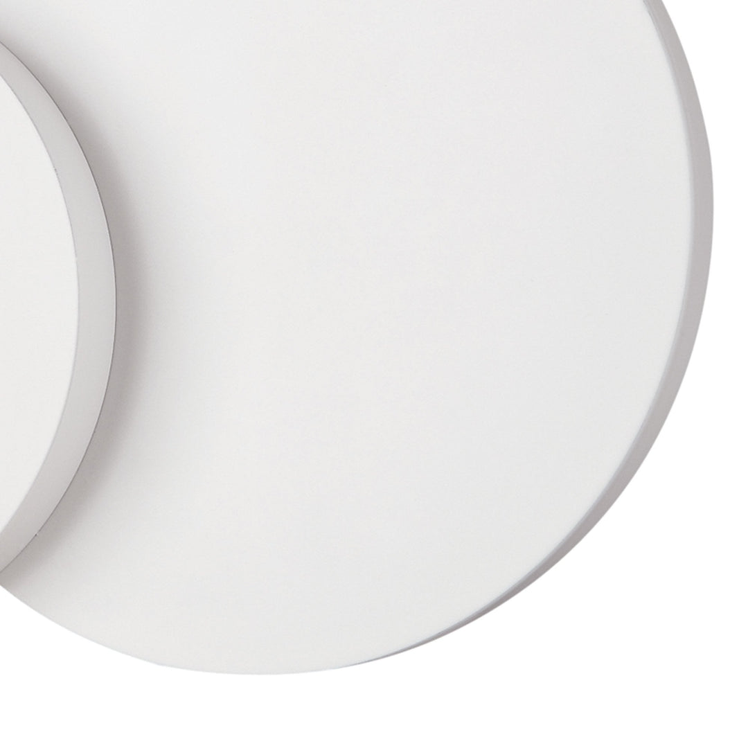 Mantra MC0142 Tahiti Wall Light Circles 5W LED Matt White