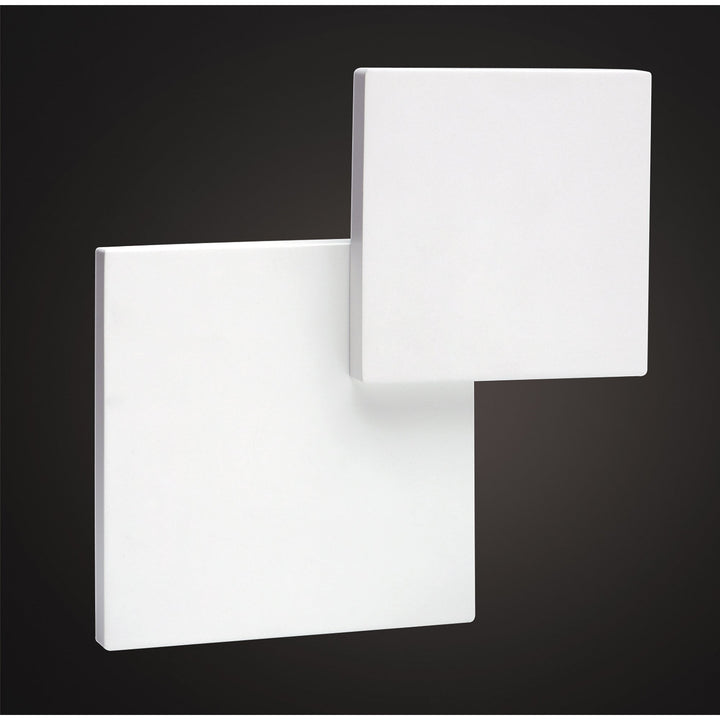 Mantra MC0141 Tahiti Wall Light Squares 5W LED Matt White