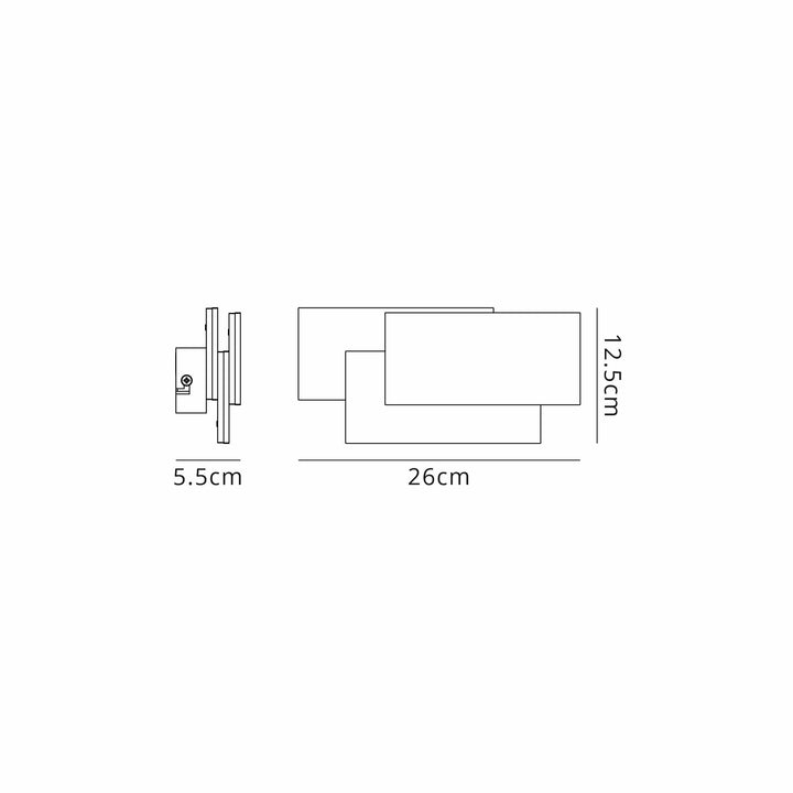 Mantra M8089 Tahiti XL Wall Lamp 12W LED White