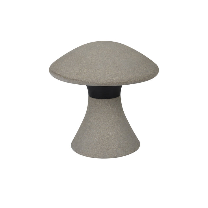 Mantra M7106 Taos Outdoor Large Mushroom Bollard 12W LED Dark Grey Cement