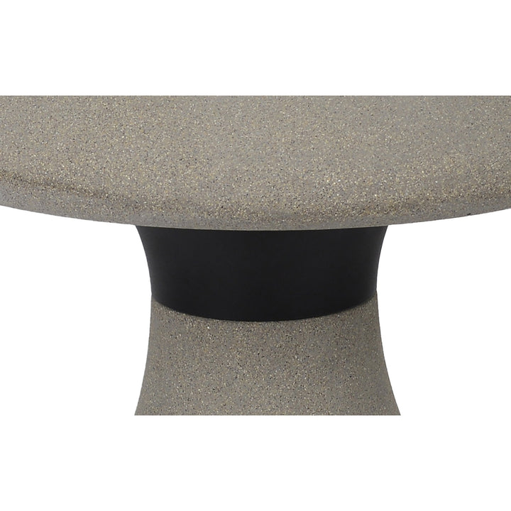 Mantra M7106 Taos Outdoor Large Mushroom Bollard 12W LED Dark Grey Cement