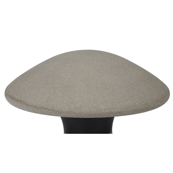 Mantra M7106 Taos Outdoor Large Mushroom Bollard 12W LED Dark Grey Cement