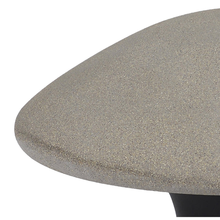 Mantra M7106 Taos Outdoor Large Mushroom Bollard 12W LED Dark Grey Cement