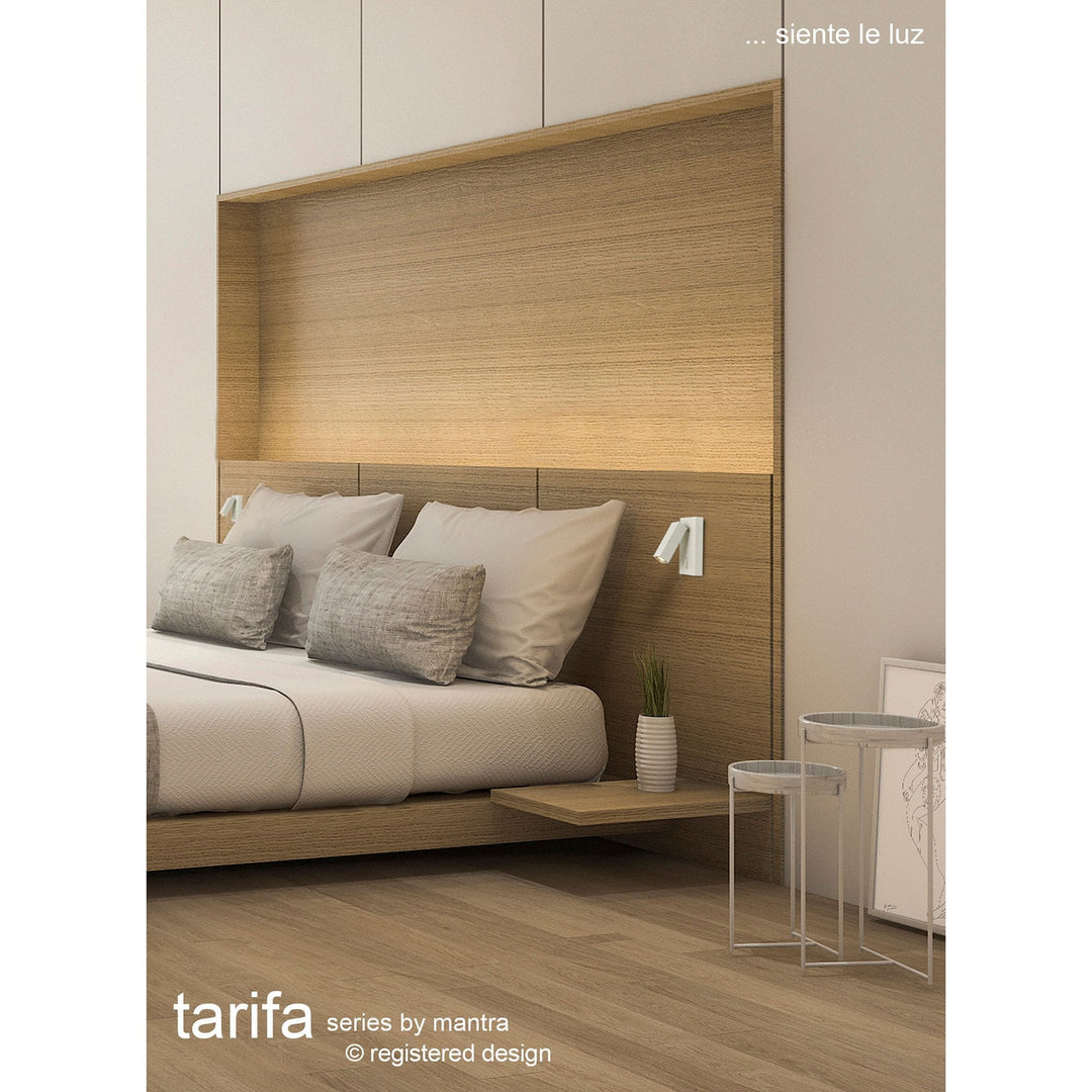 Mantra M6070 Tarifa Wall/Reading Light Adjustable 3W LED Switched White