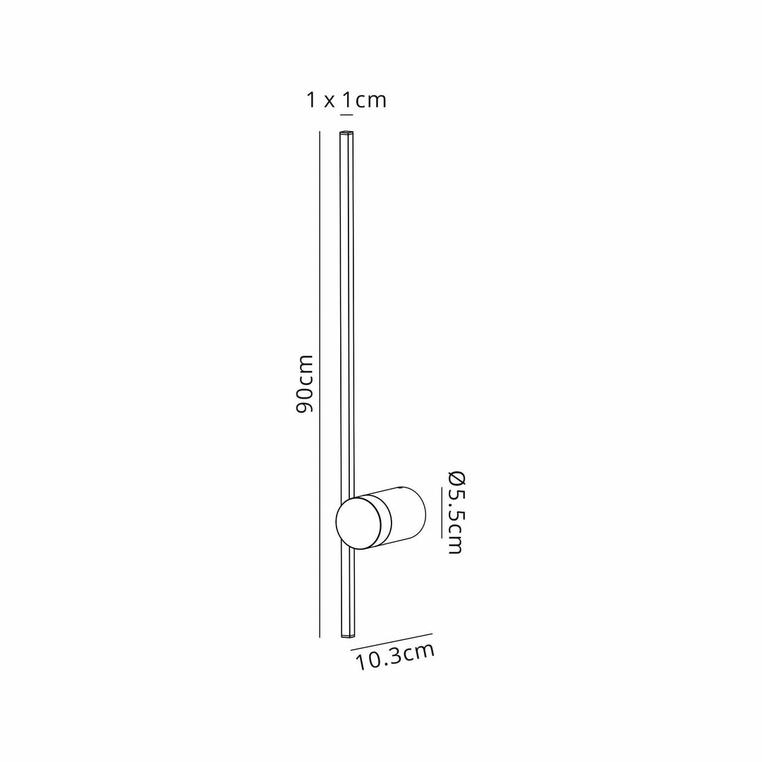 Mantra M7911 Tobago Wall Light 9W LED White