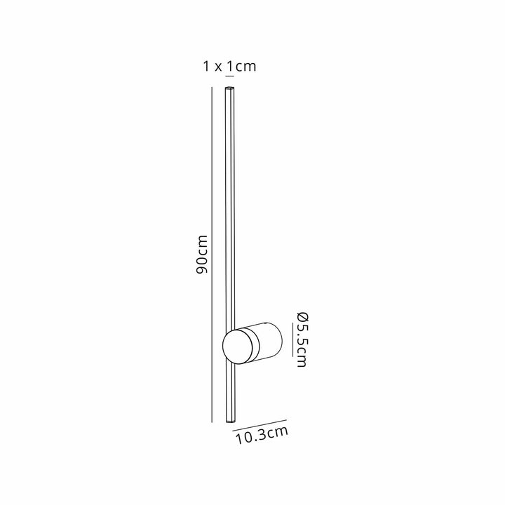 Mantra M7911 Tobago Wall Light 9W LED White