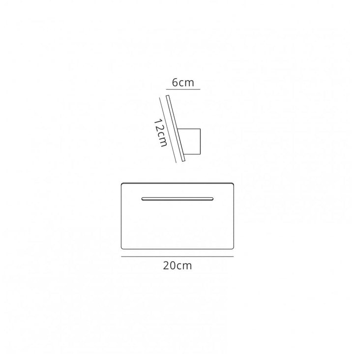 Mantra M5120 Toja Wall Lamp Rectangular 4W LED White