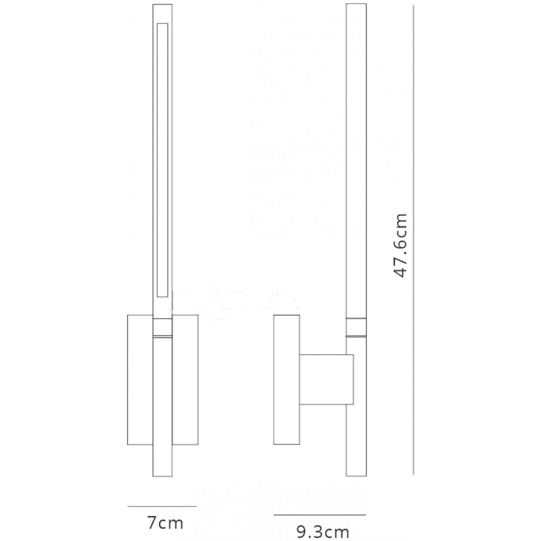 Mantra M6700 Torch Wall Lamp 6W LED Sand White